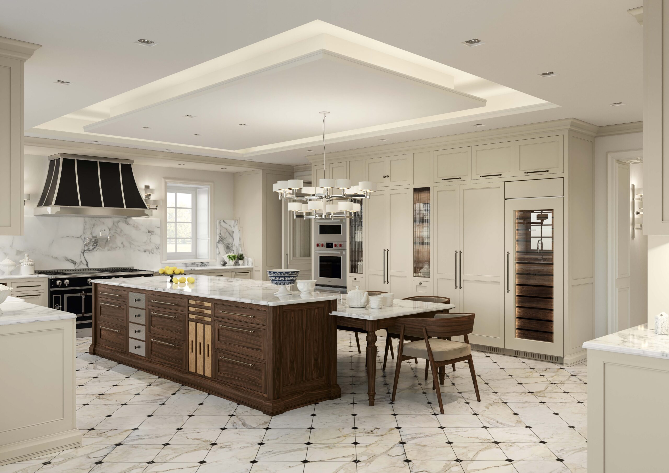 Beth by Martini Interiors Design di cucina su misura e dispensa in stile inglese