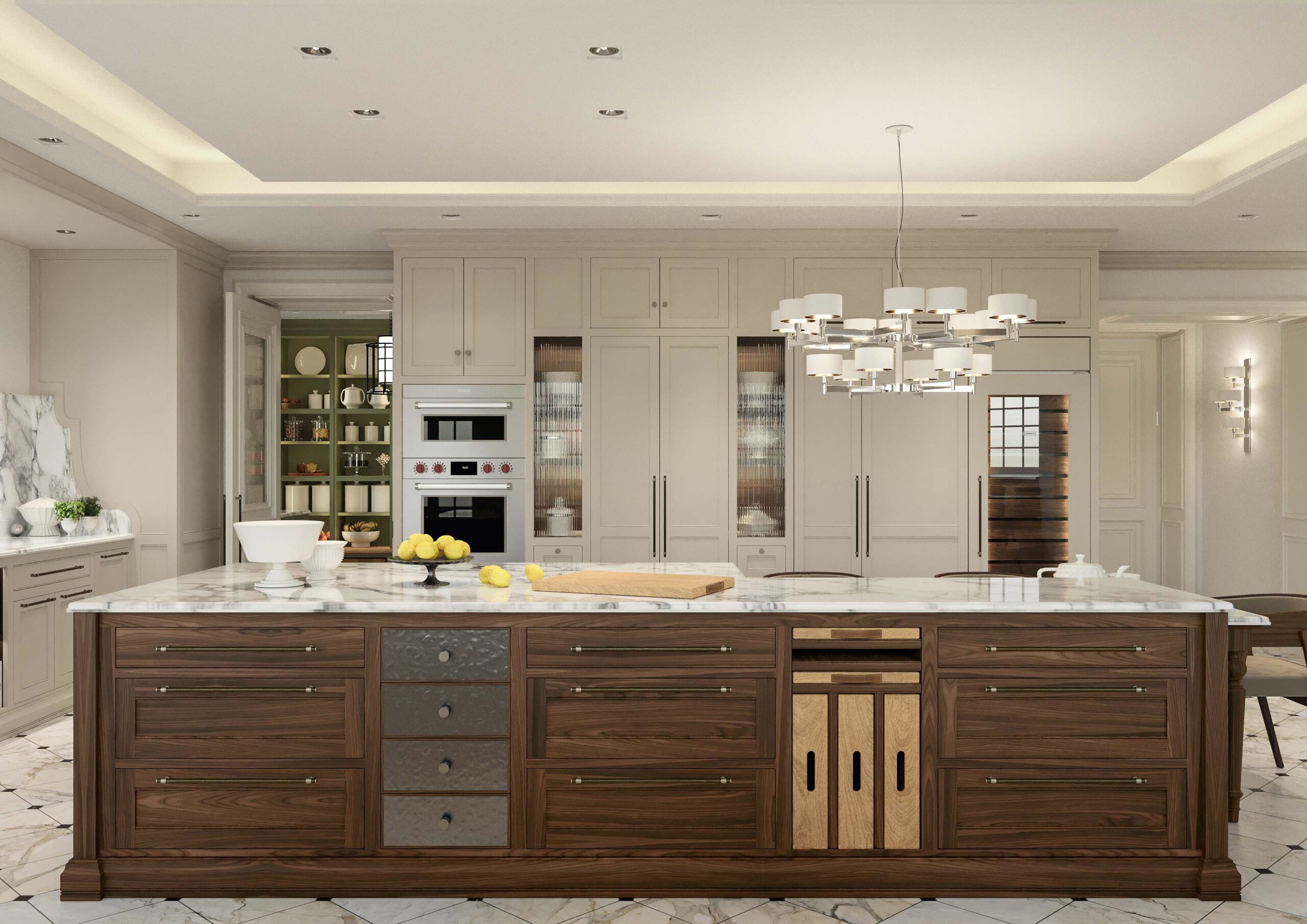 Beth by Martini Interiors Design di cucina su misura e dispensa in stile inglese